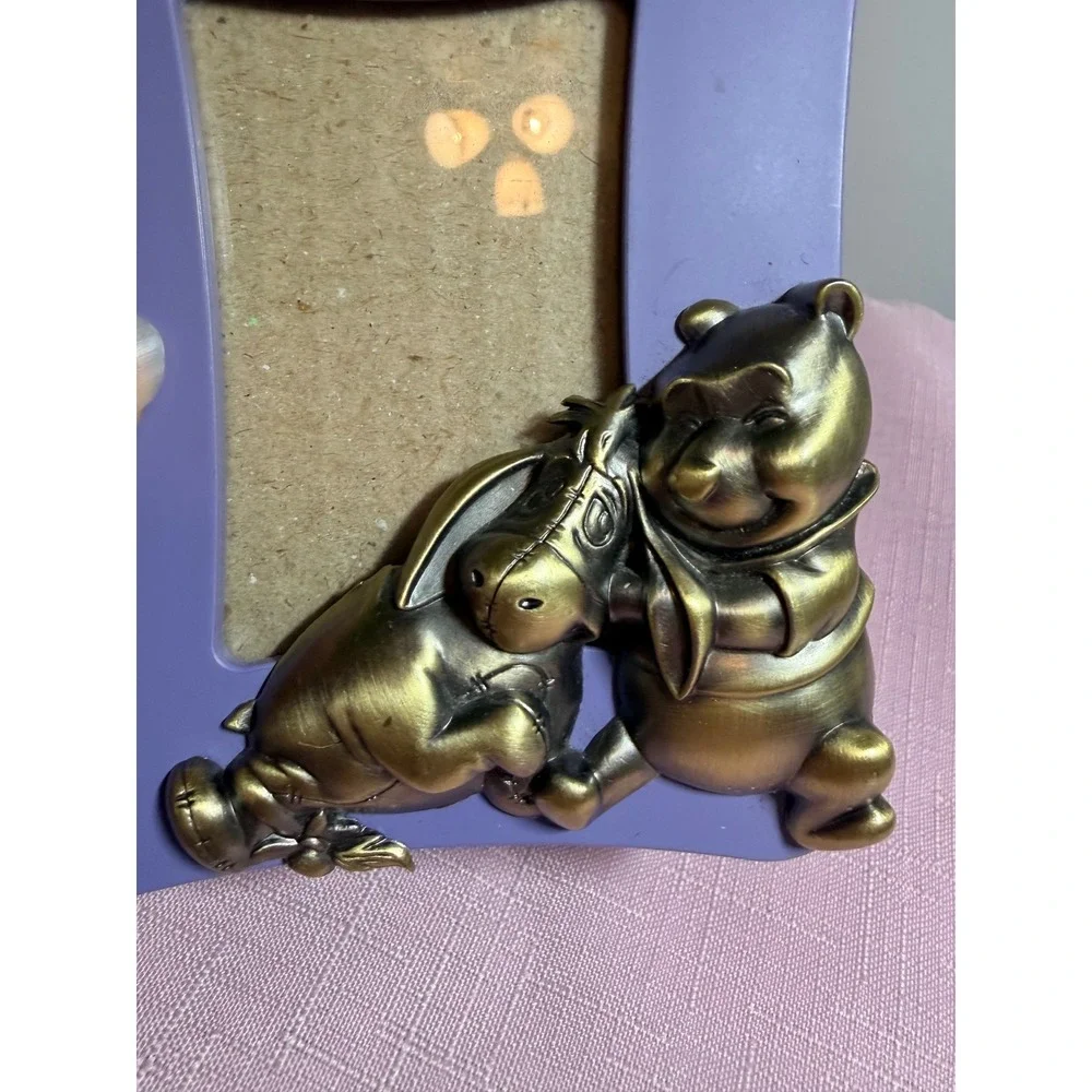 Disney Winnie‎ the Pooh Eeyore Purple Picture Frame 2001 Connoisseur 5003AAW